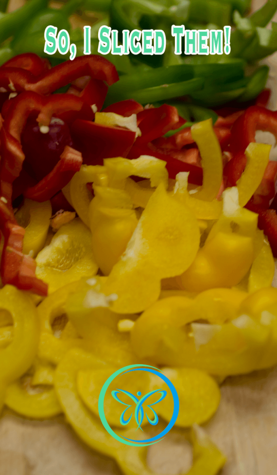 Sliced Bell Peppers & Onions